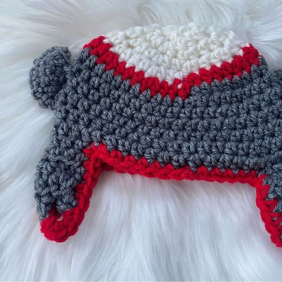 Crochet Baby Hat Sock Monkey 0 - 3 months - Picture 8 of 8